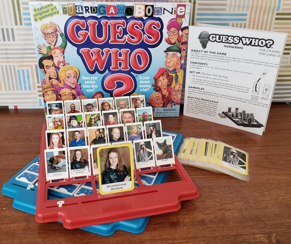 Personalized Guess Who Game Etsy