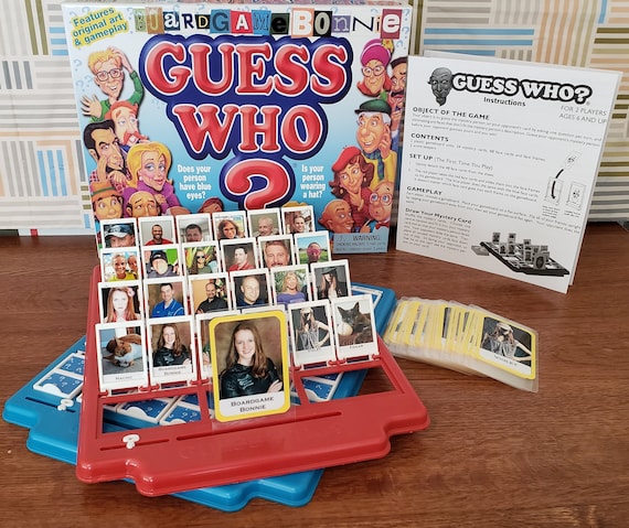 Personalized Guess Who Game Etsy