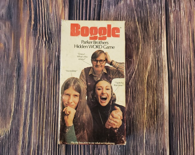Vintage BOGGLE 1973 Parker Brothers - Etsy