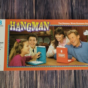  Milton Bradley 1988 Hangman Board Game : Toys & Games