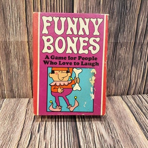 vintage Funny Bones 1968 grand jeu de cartes par Parker Brothers
