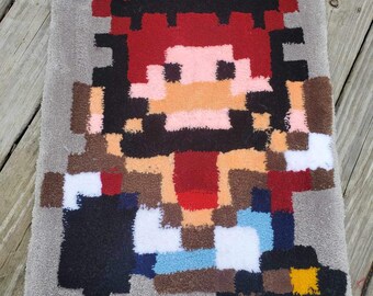 Handmade Fandom rug with non slip backing