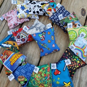 Fandom Fabric Nerdy Bags - Natural Clay, Absorbierende Trockentaschen / Trockensack-Über 100 Stoffe zur Auswahl-Kommt mit Spitzenschlaufe zum einfachen Tragen