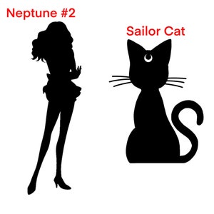 Anime Scouts Silhouette Decals Maten: Small 5 en Large 10 Kies ontwerp, kleur en maat Ook stencils afbeelding 6