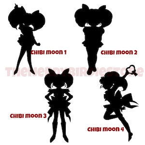 Anime Scouts Silhouette Decals Sizes: Small 5 and Large 10 Choose design, color and size Stencils too image 3