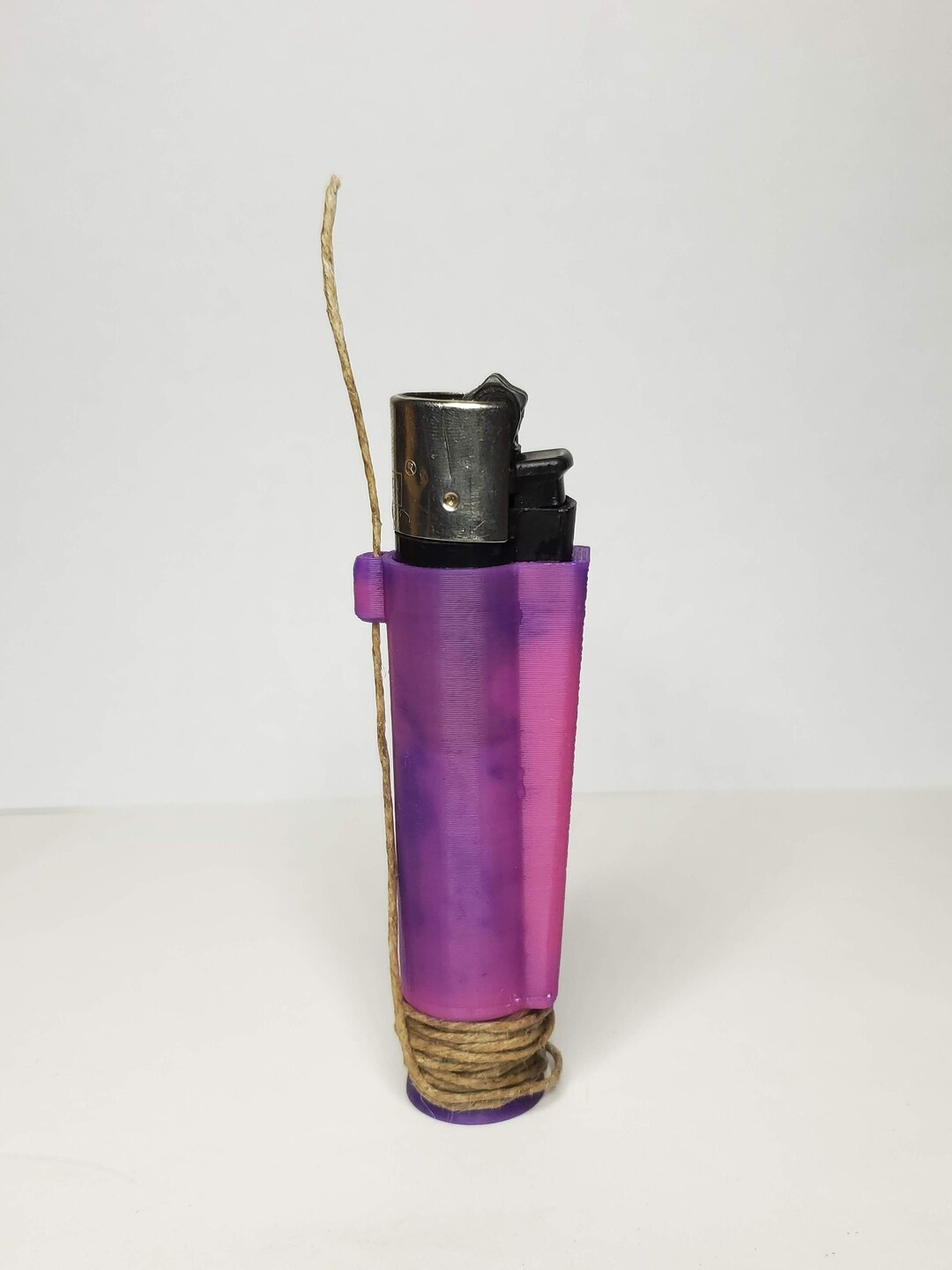 Temp Color Changing Clipper Lighter Hemp Wick Case Etsy