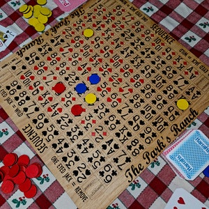 Op maat handgeschilderd bordspel met houten reeks