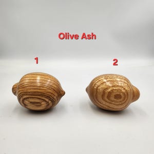Hand Turned Wooden Lemons, Decorative Fruit