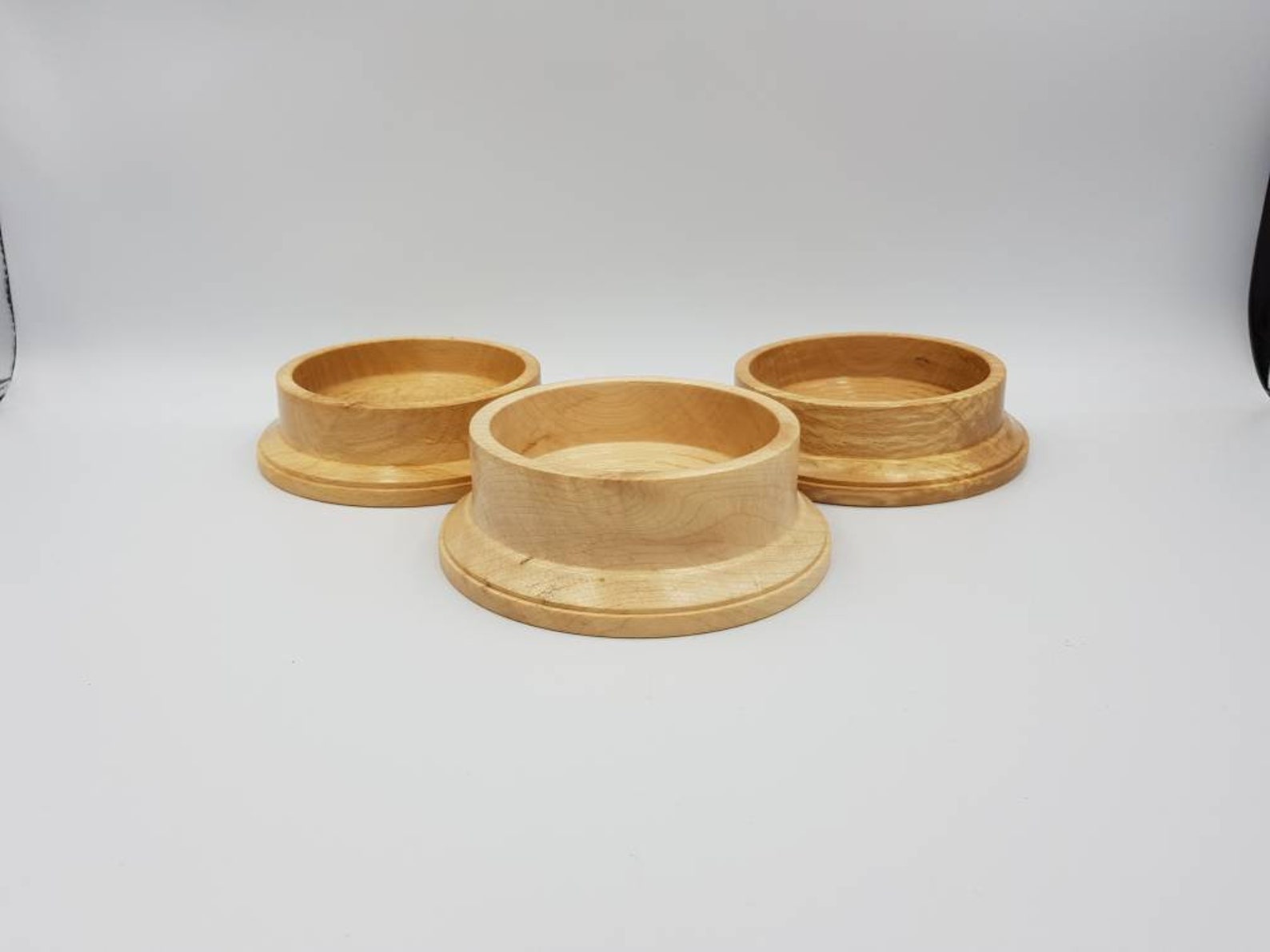 Wine Bottle Coaster. Individually hand turned. Wooden bottle Etsy