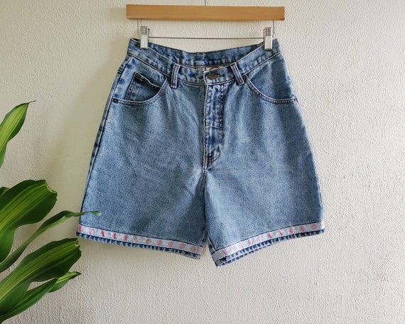 1980s vintage HIGH WAIST SHORTS. authentic northern denim. | Etsy