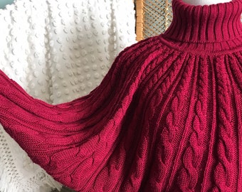 cranberry sweater dress