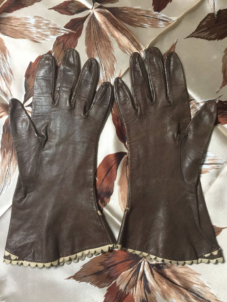 1960s Leather Driving Gloves Vintage Leather Driving Gloves | Etsy