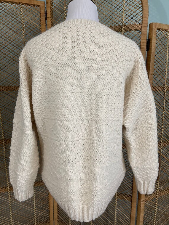 Vintage hand knit fisherman sweater | vintage fis… - image 4