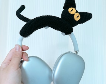 Black Cat Airpods Max attachments Headphone Covers AirPod Max Cover Christmas Gifts For Her