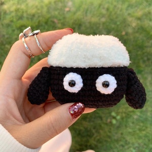 Crochet Penguin AirPods Case: Fluffy Cotton AirPod Pro Cover