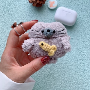 Searl AirPods Case Crochet AirPods Pro 2 Cases Kawaii AirPods Holder Animal AirPods Cases