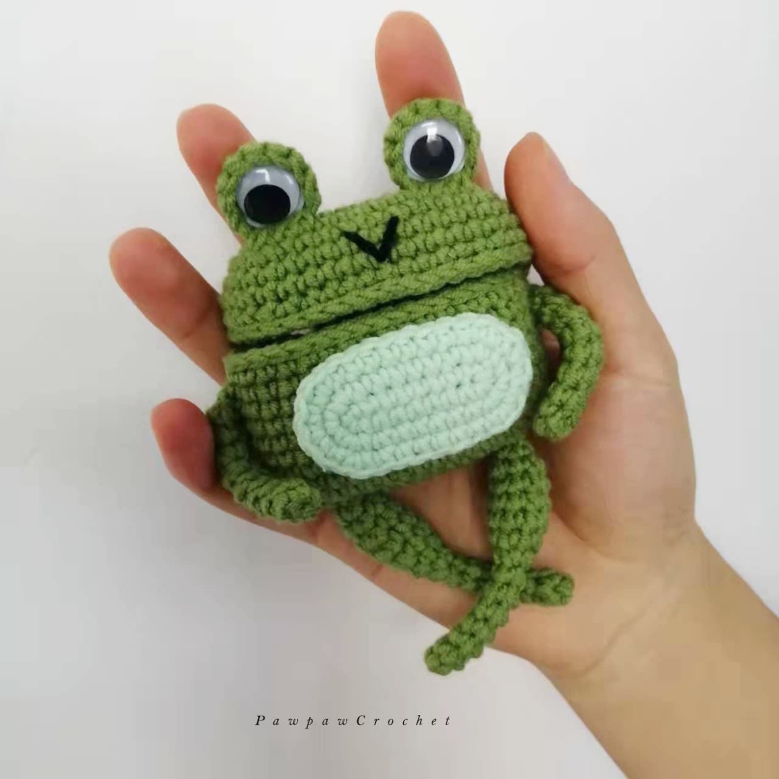 Animal Airpods Case Frog Airpod Case Crochet Airpods Pro Case Etsy