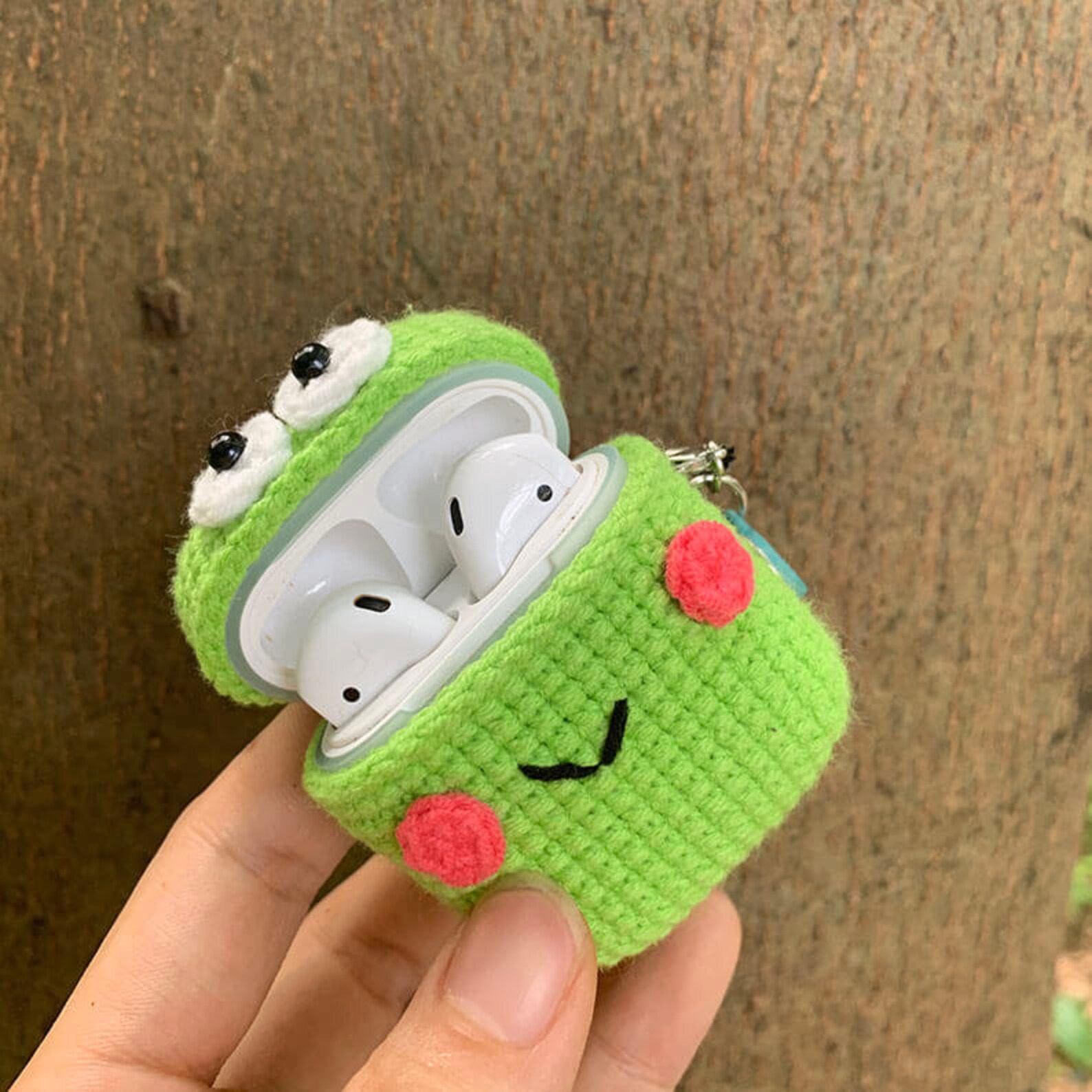 Cute Frog AirPods Case Knitted Airpods 1/2 Case Airpods Pro Etsy