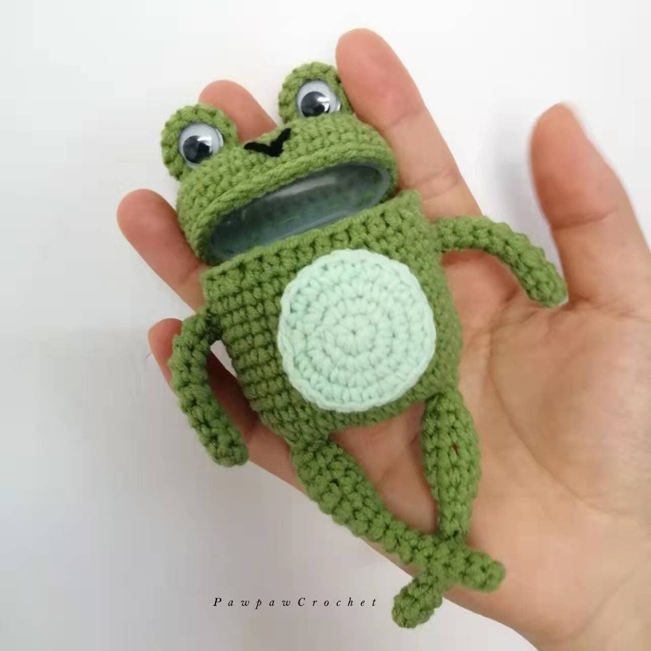 Animal Airpods Case Frog Airpod Case Crochet Airpods Pro Case Etsy