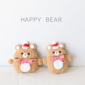Bear AirPods 4 Case Crochet AirPods Pro Case Knit Airpod Case Handmade Animal Airpod Case Cute Bear Airpods Case AirPod Gen 3 Case