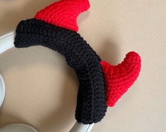 Angry Red Horn Airpods Max-tillbehör Hörlursskydd AirPod Max-skydd Julklappar till henne