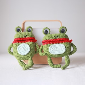 Frog Airpod Case Crochet Airpods Pro case Headphones Airpod Cover Headphone Cover for Airpod 3rd generation frog case