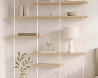 Moderne metalen plank, industriële boekenkast, metalen buisplank, loftplank, woonkamerplank, decoratieve plank