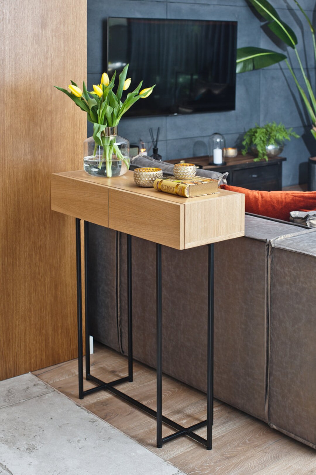 Ruby- Console With Drawers, Click-on, Chest of Drawers, Dressing Table ...