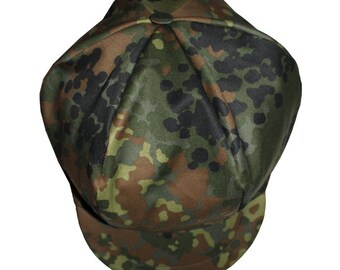 Rasta Cap in Camouflage Cotton 