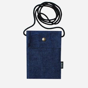 Pochette / Petit sac bandoulière en Jean Bleu ou Jean Noir