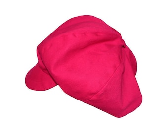 Red Cotton Rasta Cap - Dreadlocks Special!