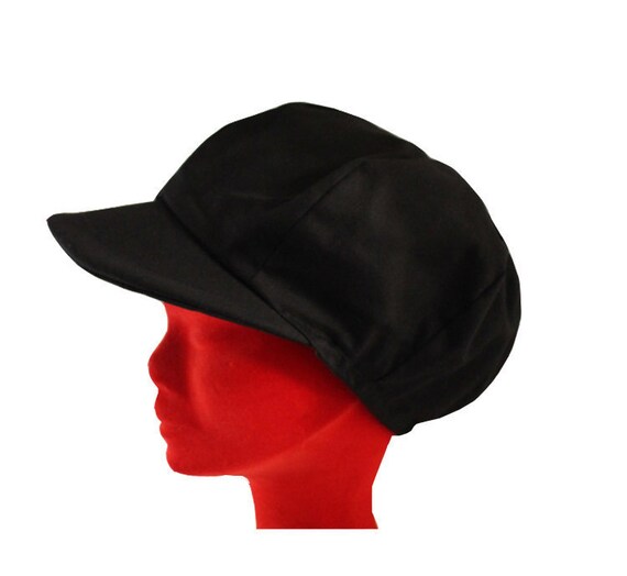 Gavroche Cap / Eight Pans / Black Cotton or Red Cotton