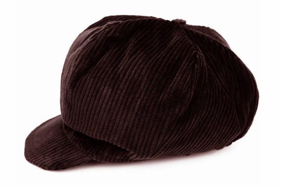 Rasta Brown Corduroy Cap Dreadlocks 