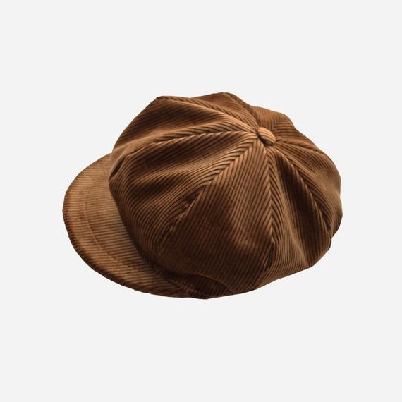 Newsboy Cap in Corduroy, Several Colours to Choose From - Etsy display picture 1