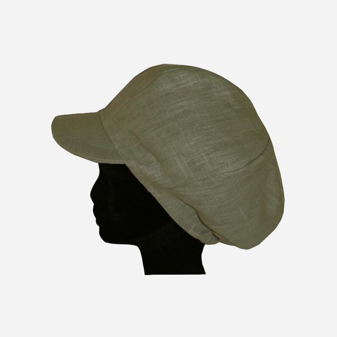 Kakhi Rasta Khaki Linen Rasta Cap - Special for Dreadlocks and Afro Hair - High ...