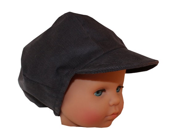Casquette Gavroche Enfant En Velours Milleraies Gris Souris Etsy