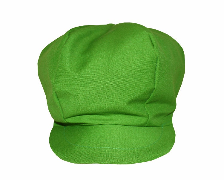 Rasta Cap / Green Cotton / Dreadlocks 