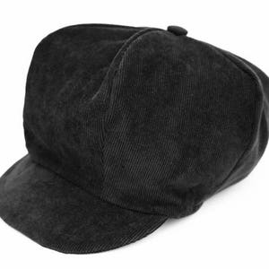 Black Rasta Cap in Corduroy - Special for Dreadlocks!