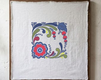 Flower Embroidery Design | Floral Corner | Machine Embroidery File