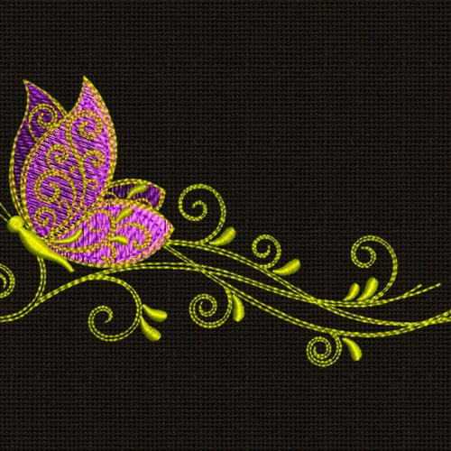 Embroidery Design Butterfly Embroidery Designs Etsy