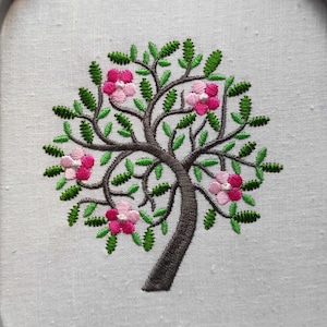 Embroidery Design Tree Embroidery Designs Flower Fast Shipping