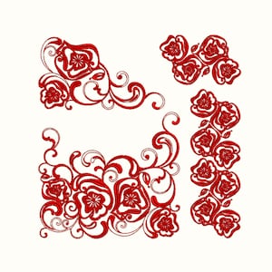 Poppies Embroidery Design Flowers Poppy Machine Embroidery Files