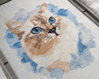 Embroidery Designs Cat, Embroidery Design Animals