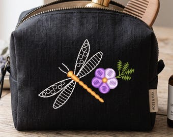 Dragonfly Embroidery Design | Mini Insect | Machine Embroidery File