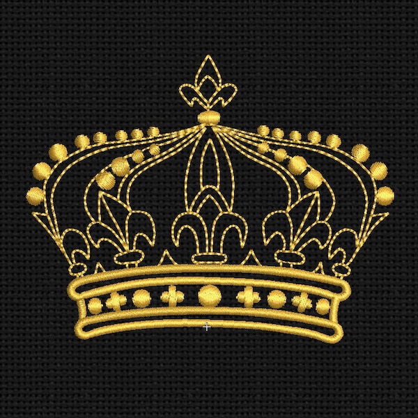 Embroidery Design Crown Embroidery Designs