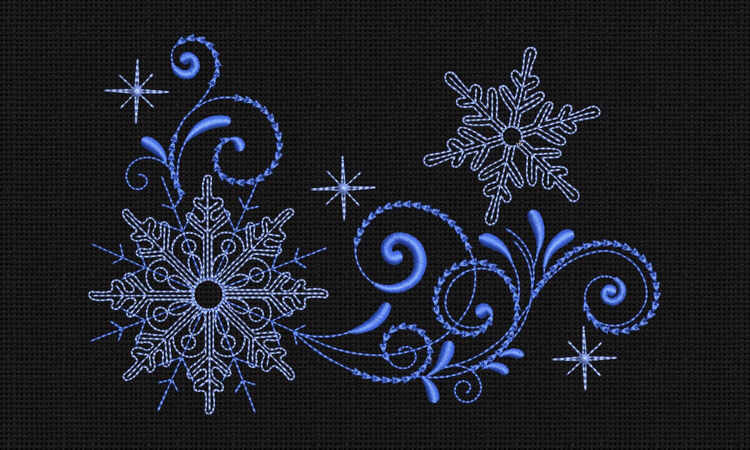 Winter Embroidery Design Snowflake Embroidery Designs Etsy