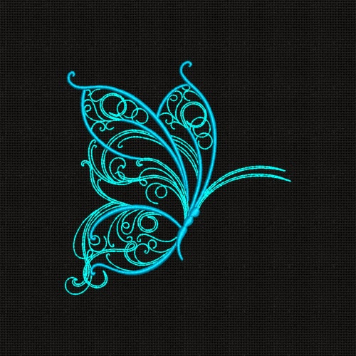 Butterfly Embroidery Design. Mini Butterfly Design. Butterfly Etsy