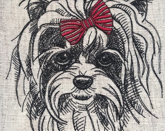 Embroidery Designs Dog Embroidery Design