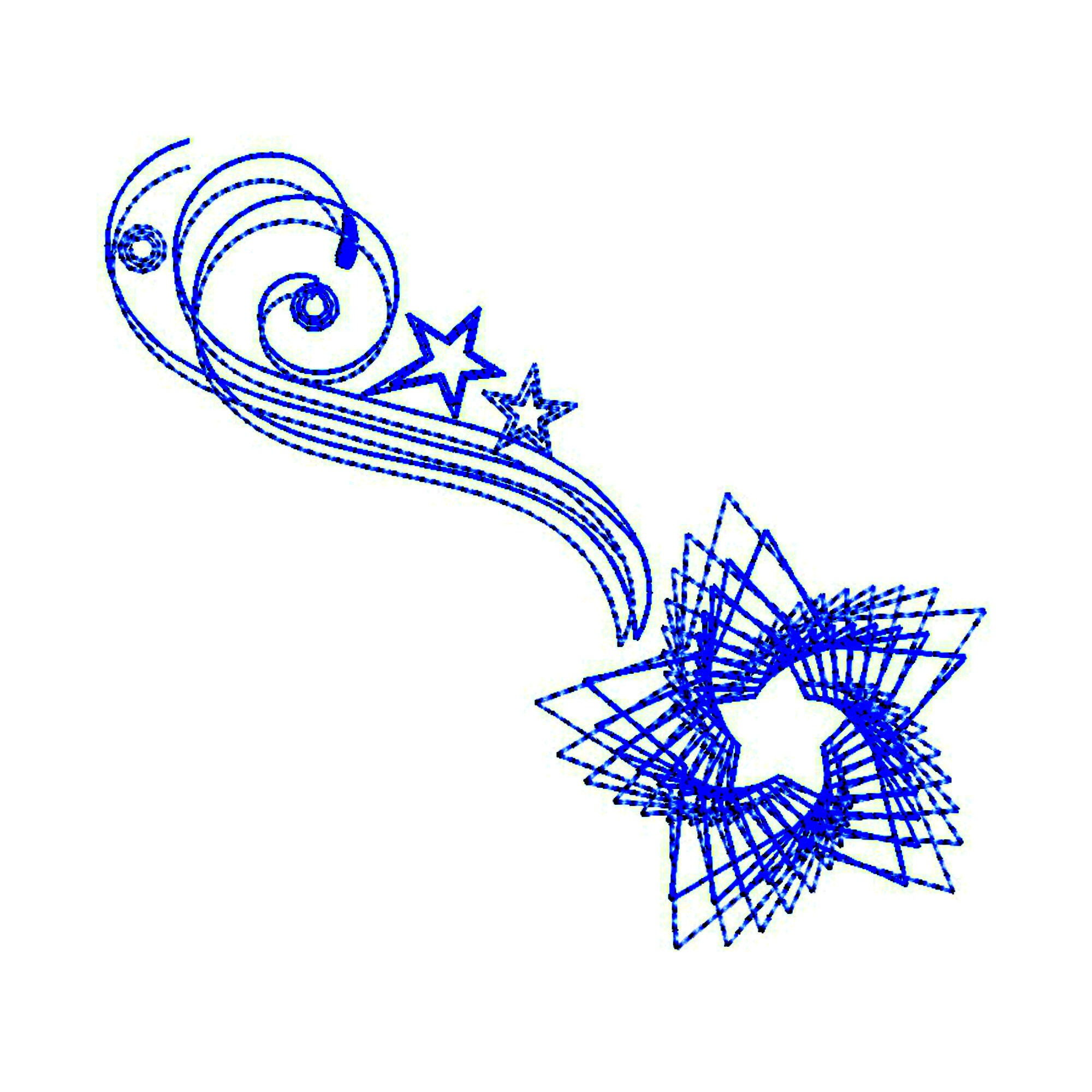 Machine Embroidery Design Star 5x7 in INSTANT DOWNLOAD machine Etsy