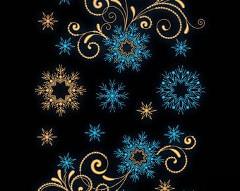 Winter Swirl Embroidery Design Bundle | Machine Embroidery | 5x7 Hoop Digital Download